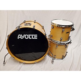 Used Used Ayotte 3 piece Professional Maple DS Natural Drum Kit