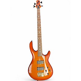 Used B.C. Rich Innovator Orange Electric Bass Guitar