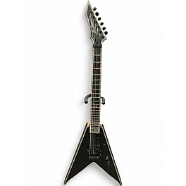 Used B.C. Rich  Jr-V Extreme with Floyd Rose  MATTE BLACK Solid Body Electric Guitar