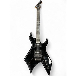 Used B.C. Rich NJ Series Warlock Stranger Things Eddie Munson Liquid Black Solid Body Electric Guitar