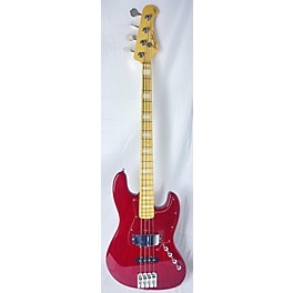Used Used BACCHUS WOODLINE 417 Trans Red Electric Bass Guitar