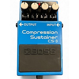 Used BOSS CS3 Compressor Sustainer Effect Pedal