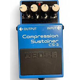 Used BOSS CS3 Compressor Sustainer Effect Pedal
