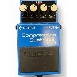 Used BOSS CS3 Compressor Sustainer Effect Pedal