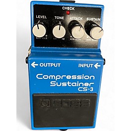 Used BOSS CS3 Compressor Sustainer Effect Pedal