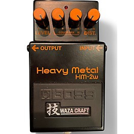 Used BOSS HM-2W Waza Craft Heavy Metal Effect Pedal