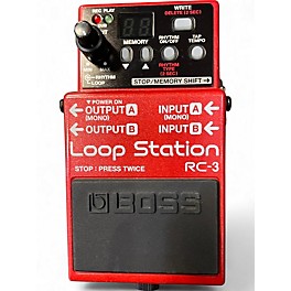 Used BOSS RC3 Loop Station Pedal