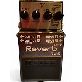 Used BOSS RV6 Digital Reverb Effect Pedal
