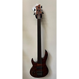 Used Used BRICE HXB 405 Left Handed Natural Electric Bass Guitar