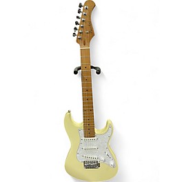 Used Bacchus UNIVERSE SERIES GUITAR Vintage White Solid Body Electric Guitar