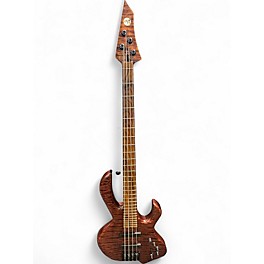 Used Bee WORKER BEE CUSTOM EXTENDED Brown Electric Bass Guitar