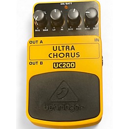 Used Behringer UC200 Stereo Chorus Effect Pedal