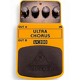 Used Behringer UC200 Stereo Chorus Effect Pedal