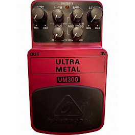 Used Behringer UM300 Ultra Metal Distortion Effect Pedal