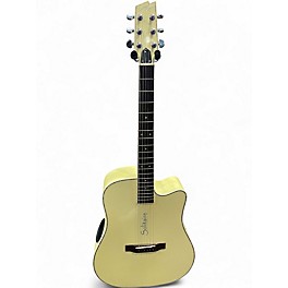 Used Boulder Creek SOLITAIRE YELLOW Acoustic Electric Guitar