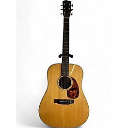 Used Breedlove D/SRE-H American Series Dreadnought Natural Acoustic Electric Guitar
