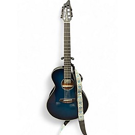 Used Breedlove Discovery Concert Baltic Blue Acoustic Guitar