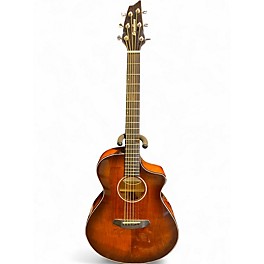 Used Breedlove Pursuit Concert Trans Brown Acoustic Electric Guitar