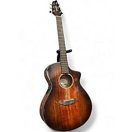 Used Breedlove Pursuit EX Concert CE MM Bourbon Burst Acoustic Guitar