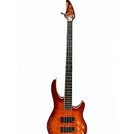 Used Brian Moore Guitars I 4 RED FLAME MAPLE Electric Bass Guitar