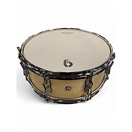 Used British Drum Co. 14X5.5 LOUNGE SERIES SNARE WILTSHIRE WHITE Drum