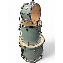 Used British Drum Co. 3 piece LEGEND SKYE BLUE Drum Kit