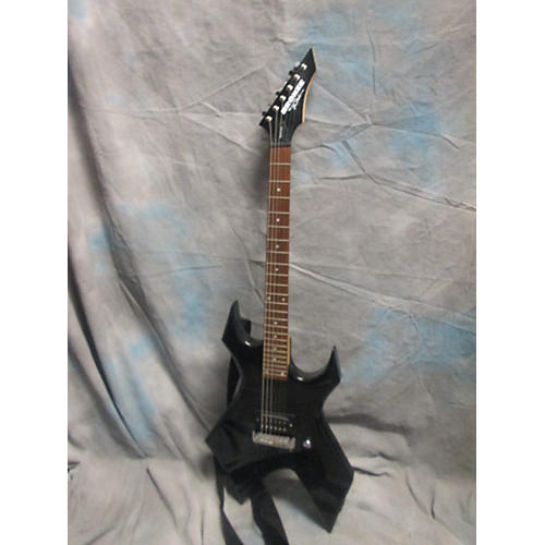 Used Bronze By BC Rich Warlock Black Solid Body Electric Guitar