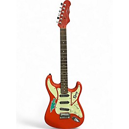 Used Burns Cobra Salmon Solid Body Electric Guitar