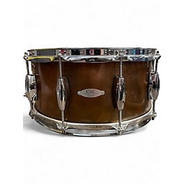 Used C&C Drum Company 14X6.5 Copper Over Aluminum Raw Patina Drum
