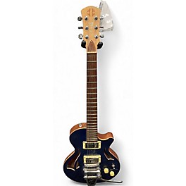 Used CMG Guitars Ashlee Baltic Blue Hollow Body Electric Guitar