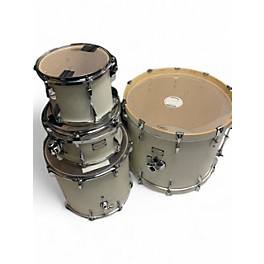 Used Canopus 4 piece YAIBA 2 White Drum Kit