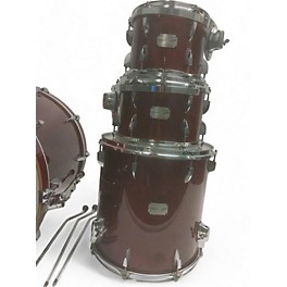 Used Canopus 4 piece Yaiba Sparkle Red Drum Kit