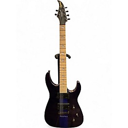 Used Caparison Guitars Dillinger 2 FX Prominence Transparent Spectrum Blue Solid Body Electric Guitar