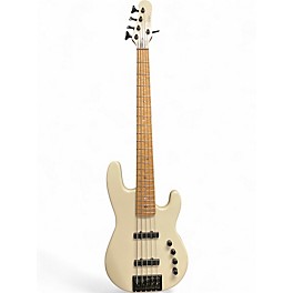 Used Carvin B50 Pearl White Electric Bass Guitar
