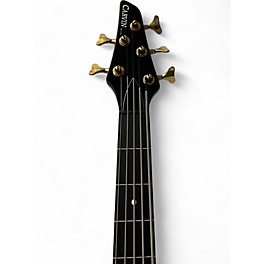 Used Carvin LB75 Left Handed 5 String Black Electric Bass Guitar