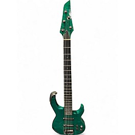 Used Carvin lb74 Green Electric Bass Guitar