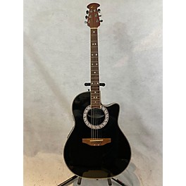 Used Used Celebrity By Ovation CC157 Black Acoustic Electric Guitar