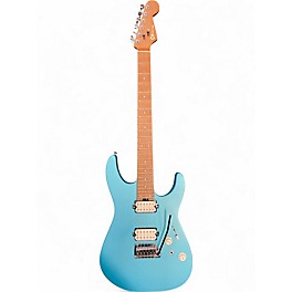 Used Charvel Pro-Mod DK24 HH 2PT CM Matte Blue Frost Solid Body Electric Guitar