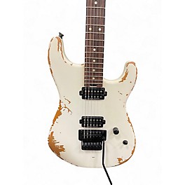 Used Charvel Pro Mod San Dimas Style 1 HH FR PF Weathered White Solid Body Electric Guitar