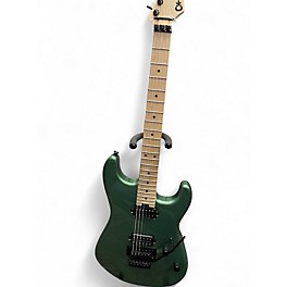 Used Charvel San dimas style 1 HH FR Green Solid Body Electric Guitar