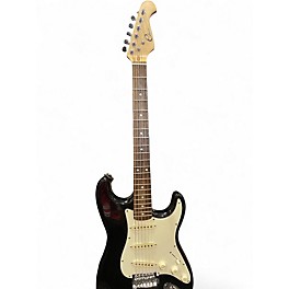 Used Cleca S STYLE Black Solid Body Electric Guitar