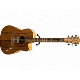 Used Cole Clark f12ec-blbl-hum Natural Acoustic Electric Guitar