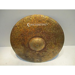 Used Used Constantine 21in Natural Raw Medium Thin Ride Cymbal