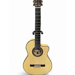 Used Cordoba 55FCE Thinbody Flamenco Natural Classical Acoustic Electric Guitar