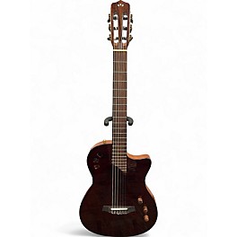 Used Cordoba STAGE Crimson Red Trans Classical Acoustic Electric Guitar