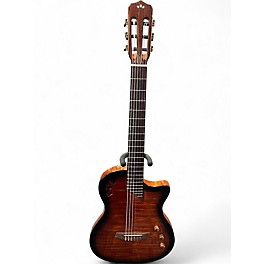 Used Cordoba Stage edge burst Classical Acoustic Electric Guitar