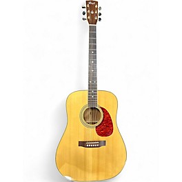 Used Cort Earth 500 Natural Acoustic Guitar