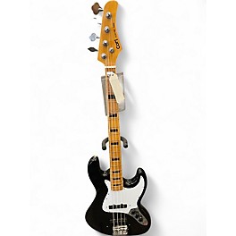 Used Cort Jazz Black and White Electric Bass Guitar