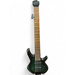 Used Cort SPACE 5 DUST GREEN Electric Bass Guitar