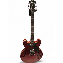 Used Cort Source Cherry Hollow Body Electric Guitar